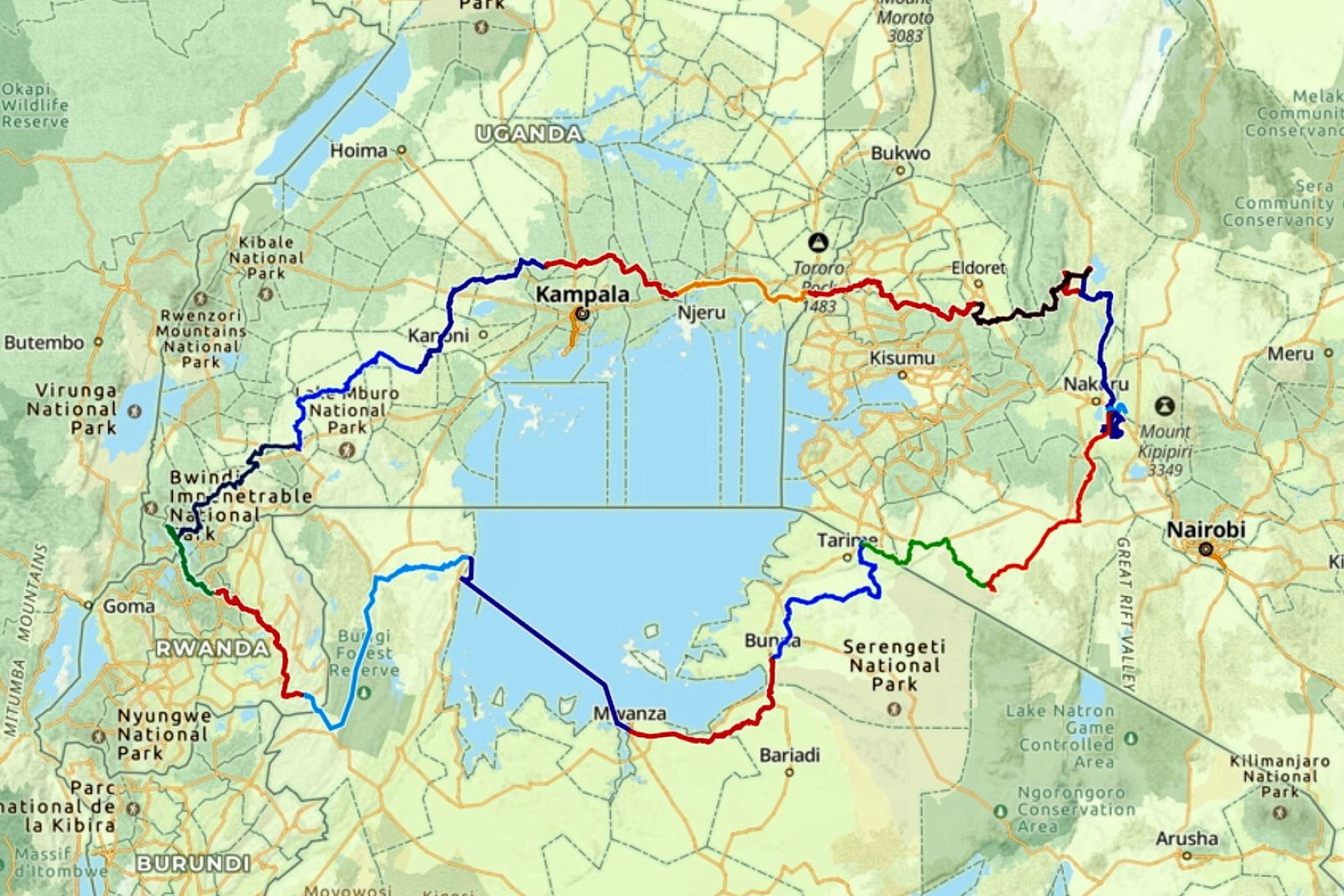 Zwei Motorradreisen mit Enduros in Ostafrika